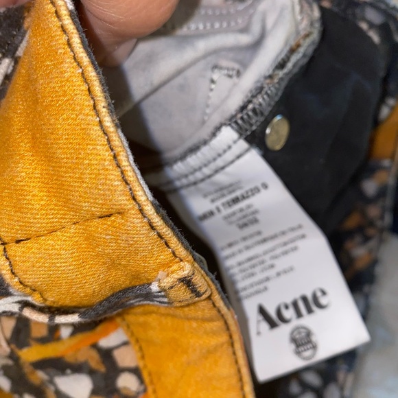 ACNE Studios Skin 5 Pocket printed mid-rise skinny jeans (16) - Picture 5 of 7